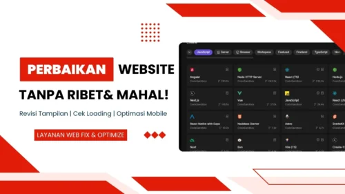 Web Fix & Optimize Per Jam - Perbaikan Website Tanpa Ribet & Mahal!